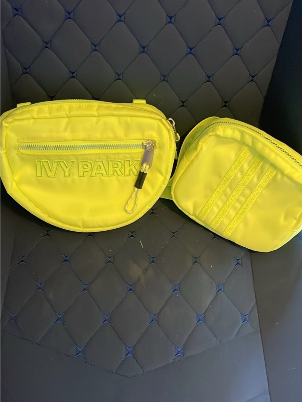 Adidas x Ivy Park Neon Yellow Drip 2 Belt Bag